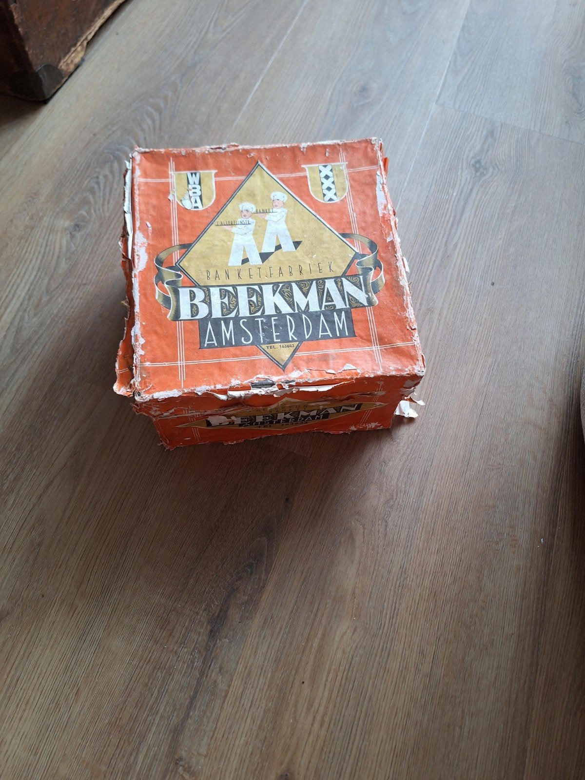 koekblik Beekman Amsterdam banketfabriek, Ophalen of Verzenden, Gebruikt, Koek(jes)