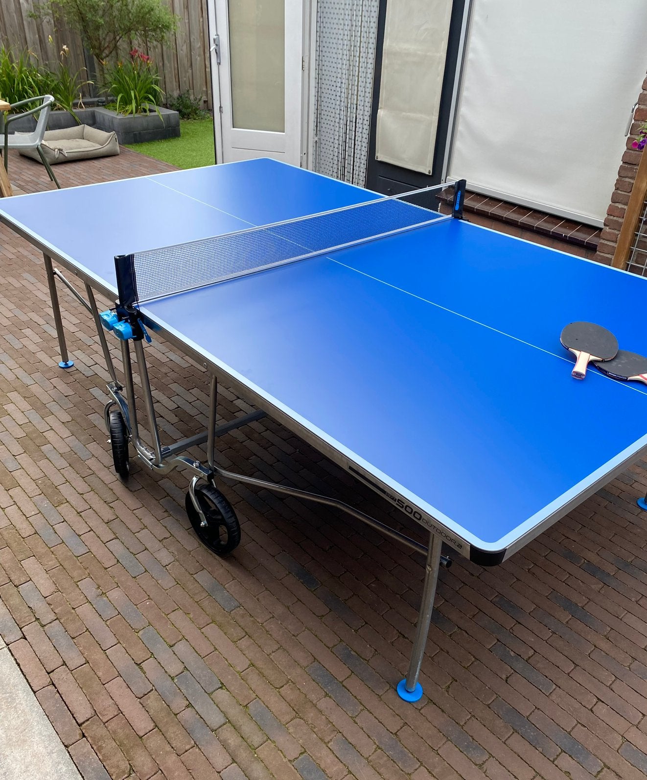 Tafeltennistafel outdoor Decathlon | Nieuwstaat!, Ophalen, Zo goed als nieuw, Tafel Outdoor