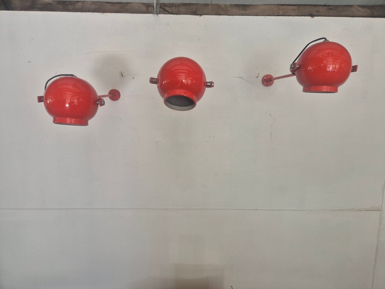 3 space age eyeball hang of wandlampen, Ophalen of Verzenden, Onbekend, Onbekend, Onbekend