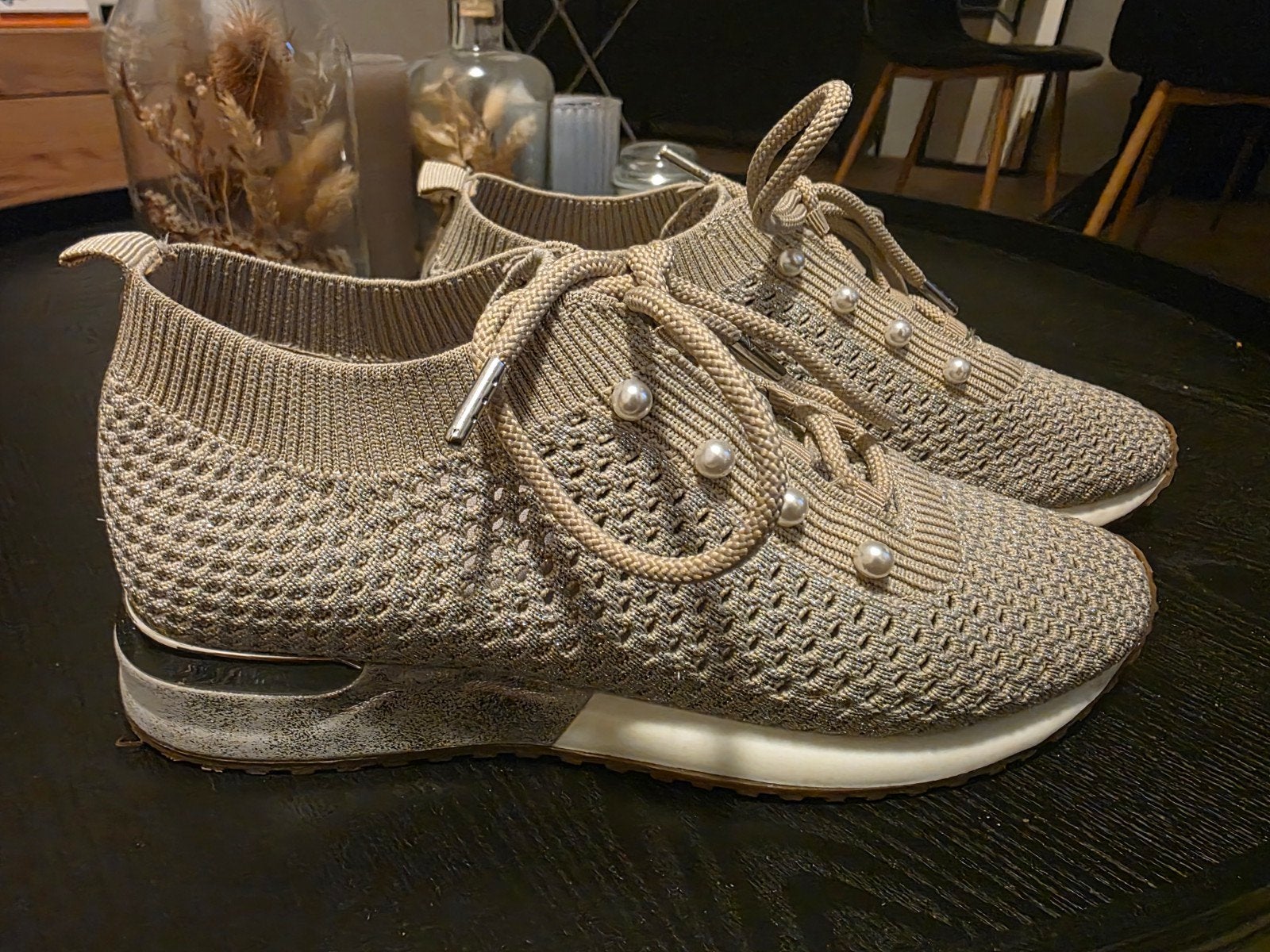 Schoenen, Kleding | Dames, Schoenen, Ophalen, Beige, Sneakers of Gympen, Zo goed als nieuw