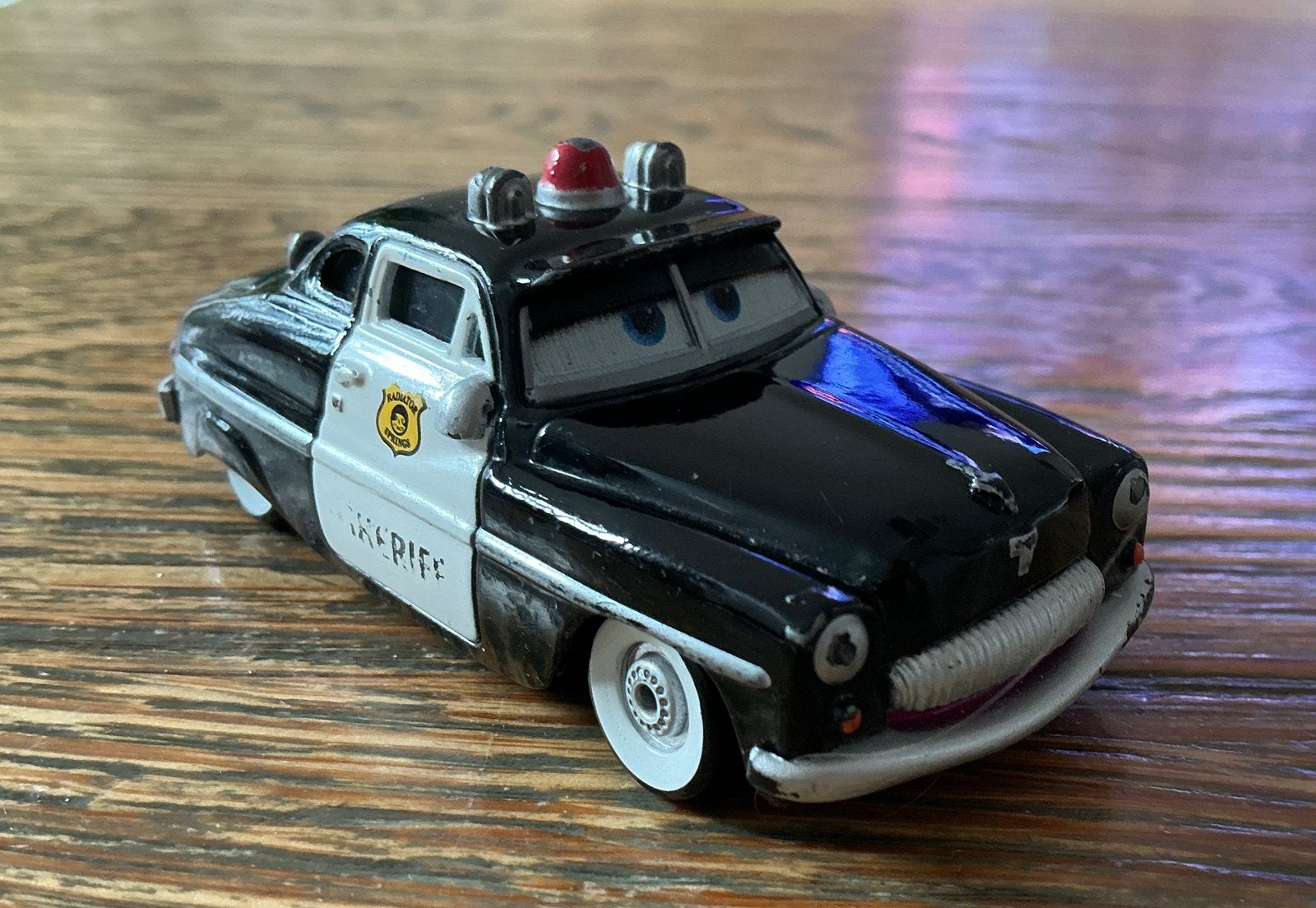 Speciale uitgave Cars Sheriff auto metaal, Ophalen of Verzenden, Zo goed als nieuw, Auto
