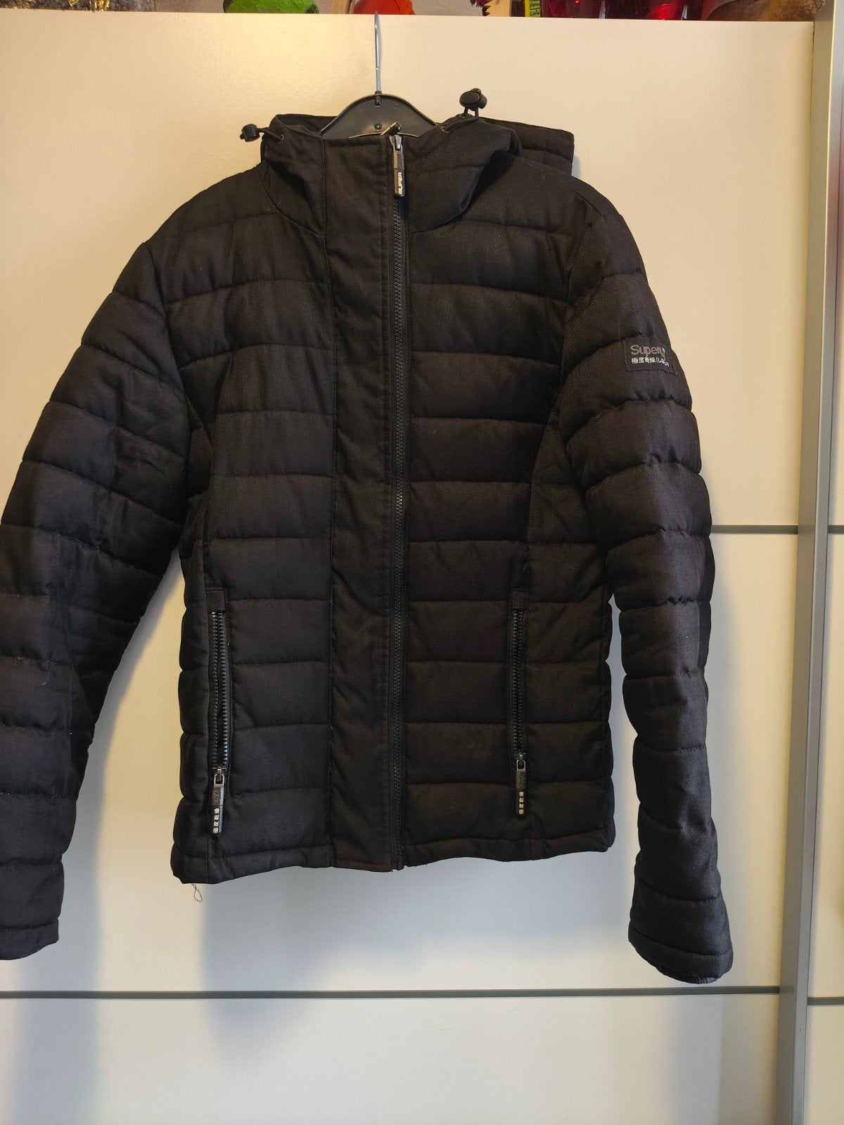 Superdry winterjas Maat S, Ophalen of Verzenden, Zo goed als nieuw, Zwart