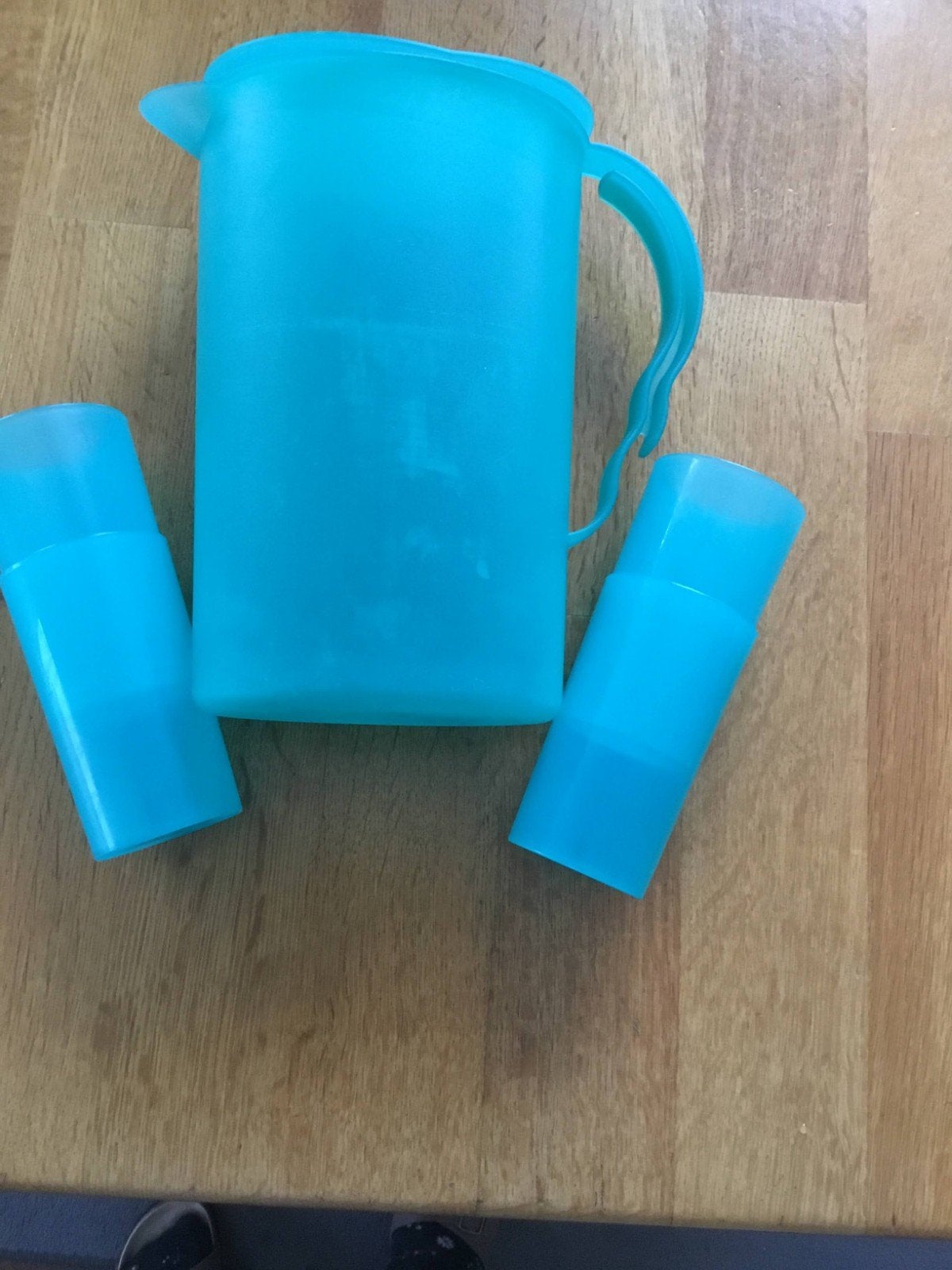 Tupperware kan & 4 bekers, Ophalen of Verzenden, Beker of Kan