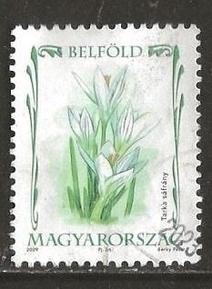 Hongarije 12, krokus, Verzenden, Gestempeld