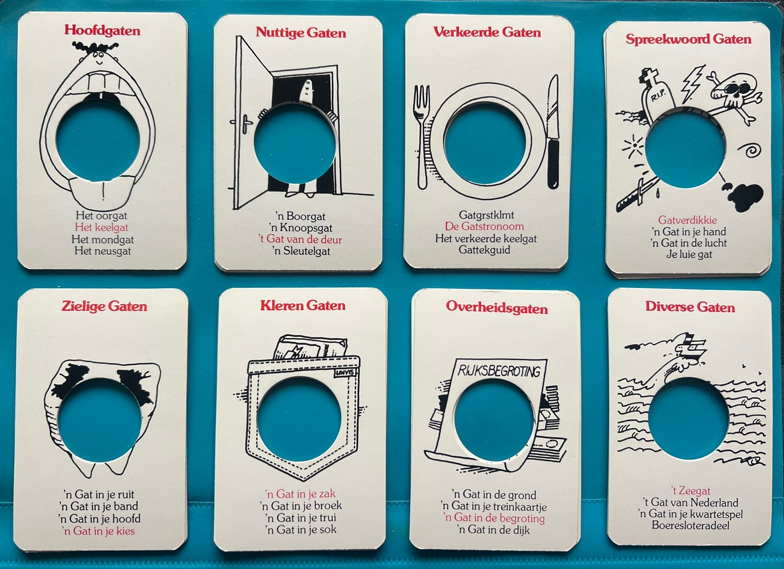 Hoppe Gatenkwartet - Vintage kaartspel - Compleet, Ophalen of Verzenden, Zo goed als nieuw, Kwartet(ten)