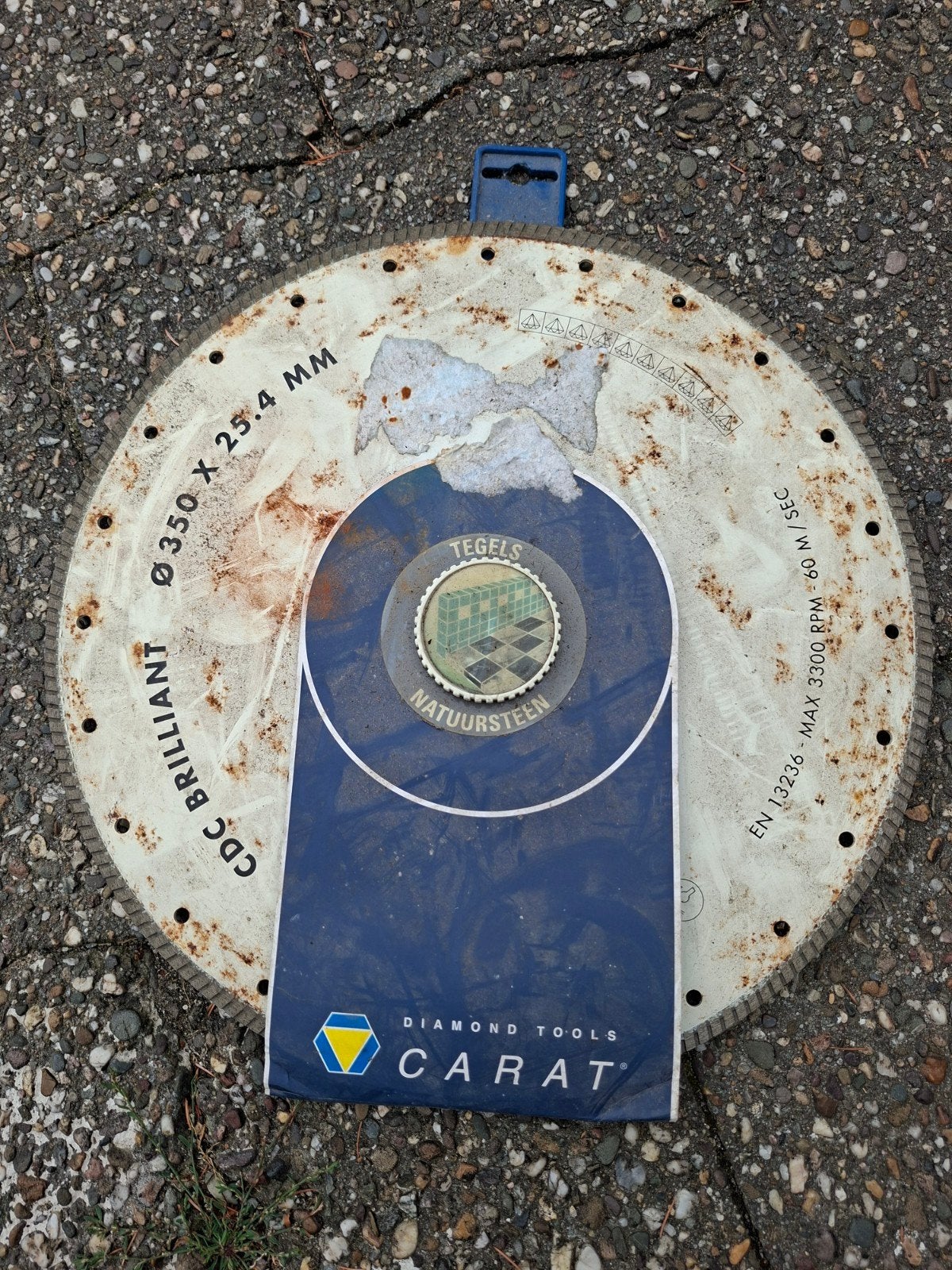 Carat Diamant Zaagblad Ø350mm voor Tegels en Natuursteen, Doe-het-zelf en Verbouw, Gereedschap | Zaagmachines, Ophalen of Verzenden
