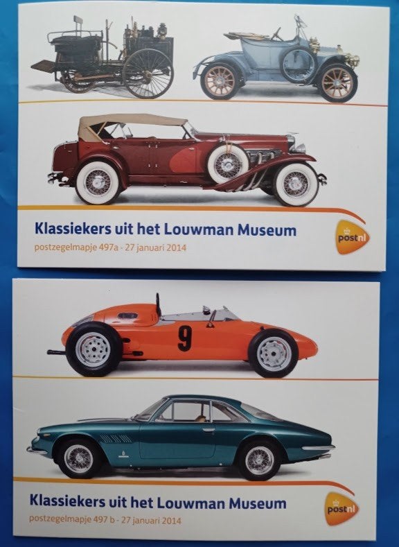 Postzegelmapje 497 A & B - Klassiekers uit het Louman Museum, Verzenden, Na 1940, Postfris