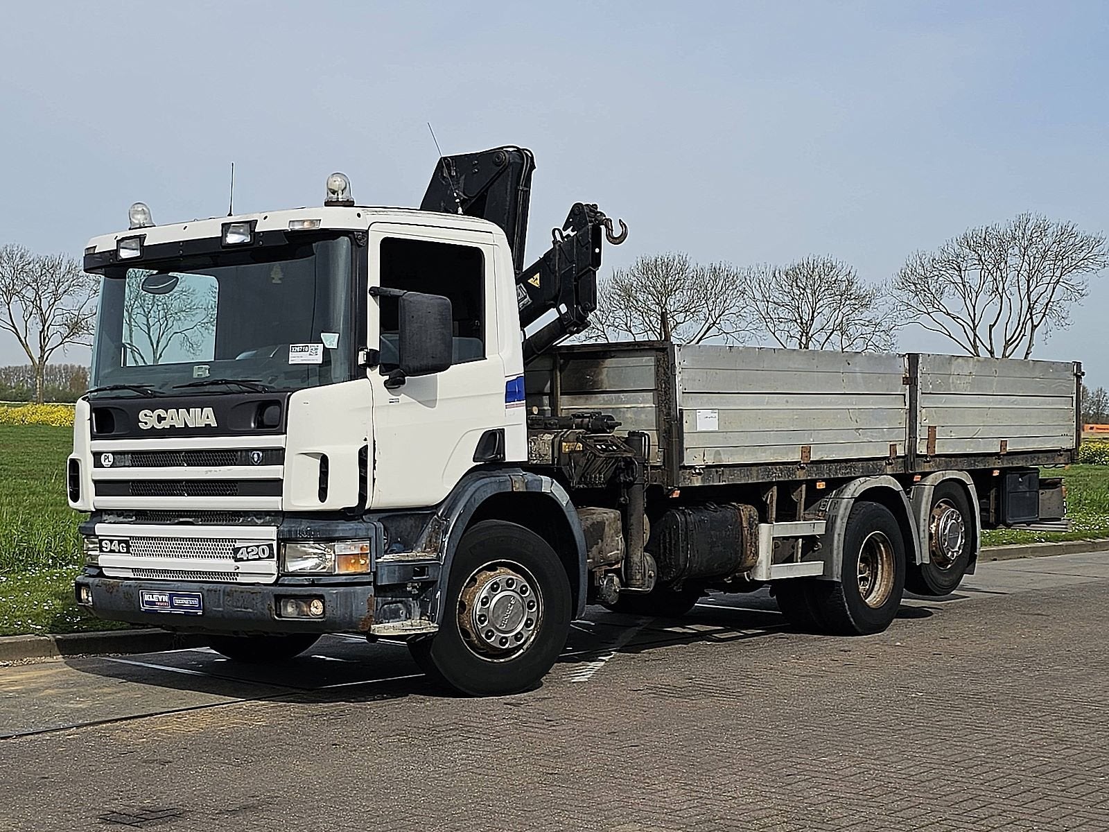 SCANIA P94.260 6x2 hiab crane, Auto's, Vrachtwagens, Euro 2, Scania, Bedrijf, 260 pk