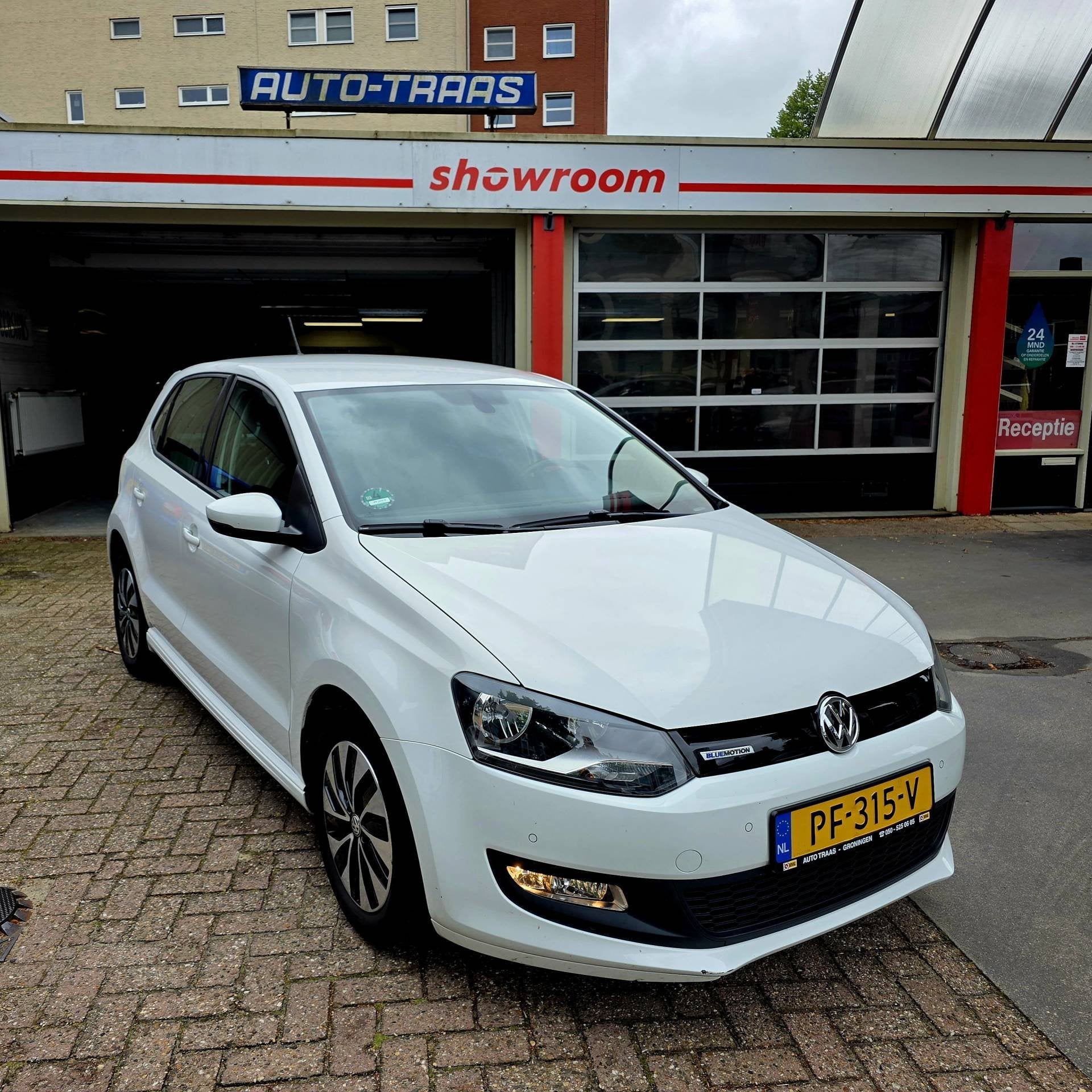 Volkswagen Polo 1.0 BlueMotion Edition (bj 2017), Voorwielaandrijving, Stof, Wit, Origineel Nederlands