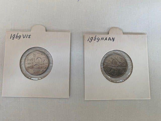 kwartje 1969, Ophalen of Verzenden, Koningin Juliana, 25 cent