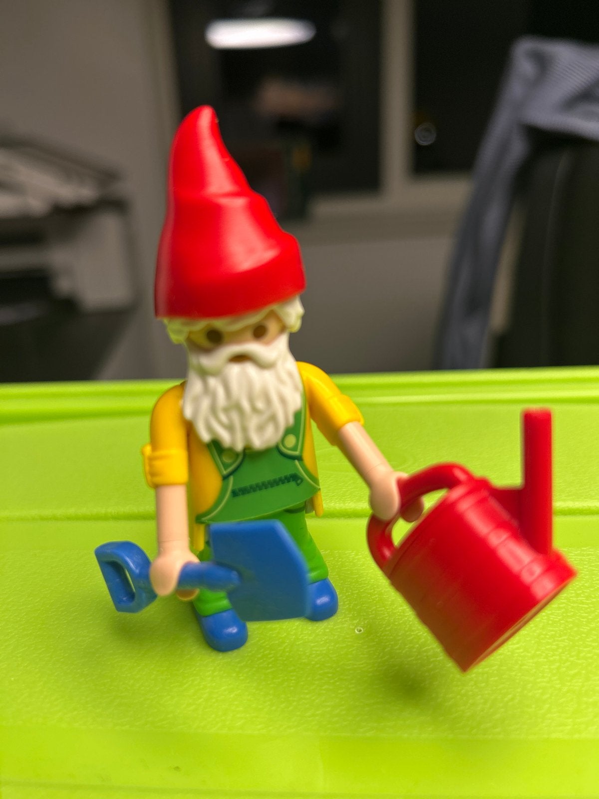 Playmobil Tuinkabouter met schep en gieter, Gebruikt, Losse onderdelen, Ophalen of Verzenden, Figuren