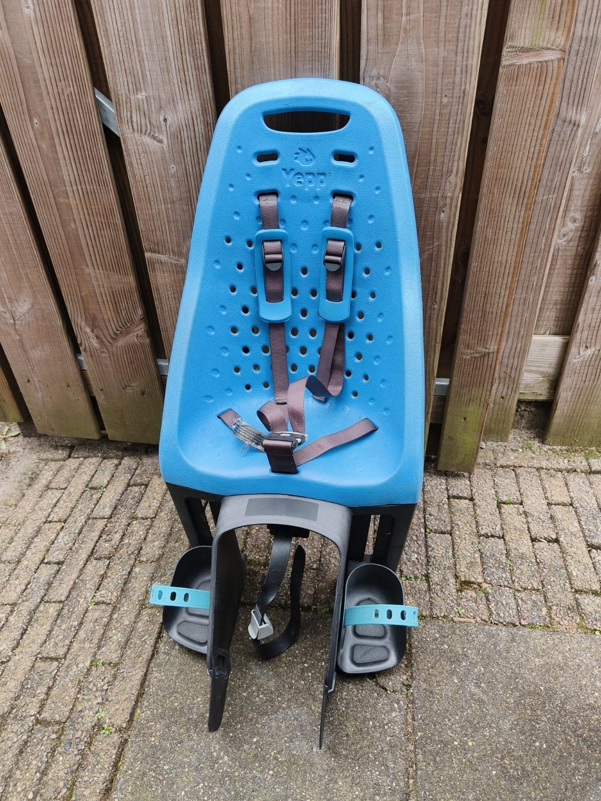 Yepp Fietsstoeltje Maxi - Blauw, Achterzitje, Yepp, Ophalen, 15 t/m 25 kg