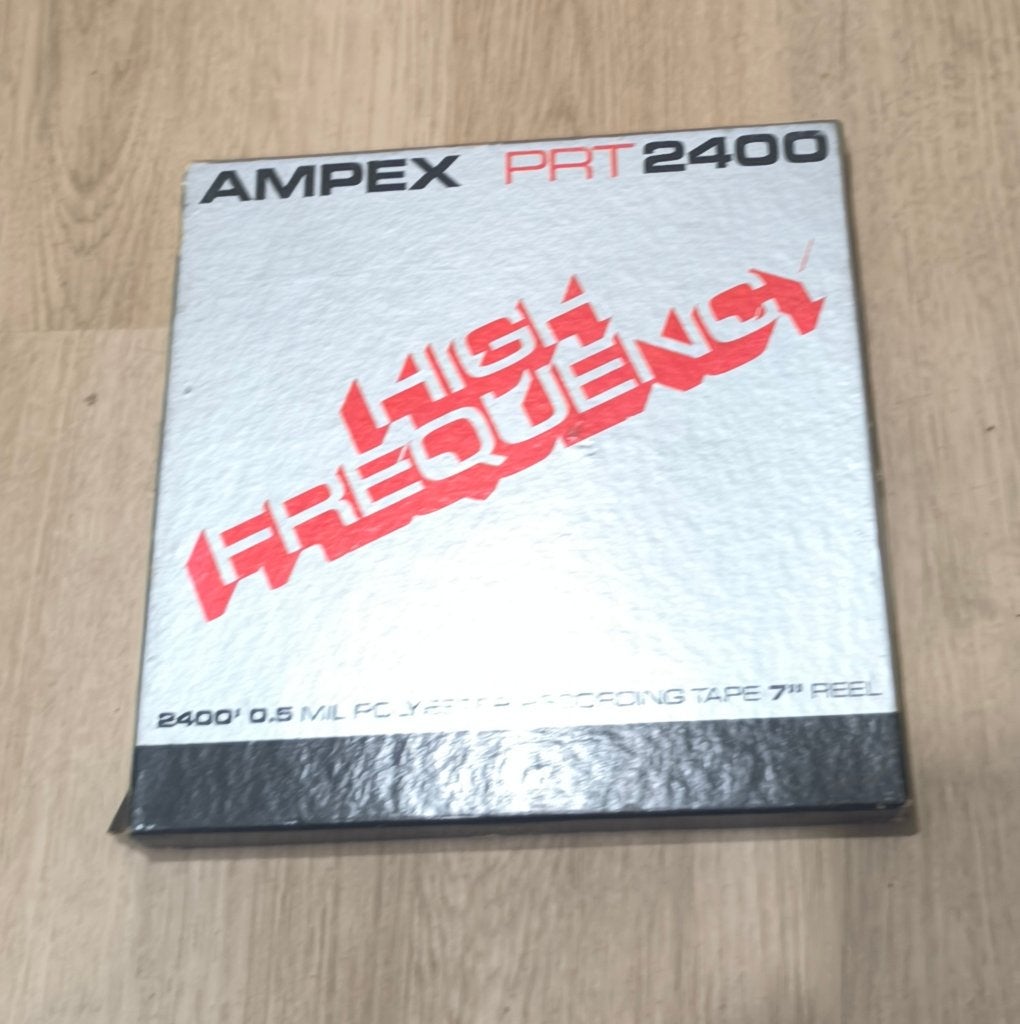 Ampex PRT 2400 open-reel bandspoel met originele doos!, Ophalen of Verzenden, Bandrecorder, Met banden