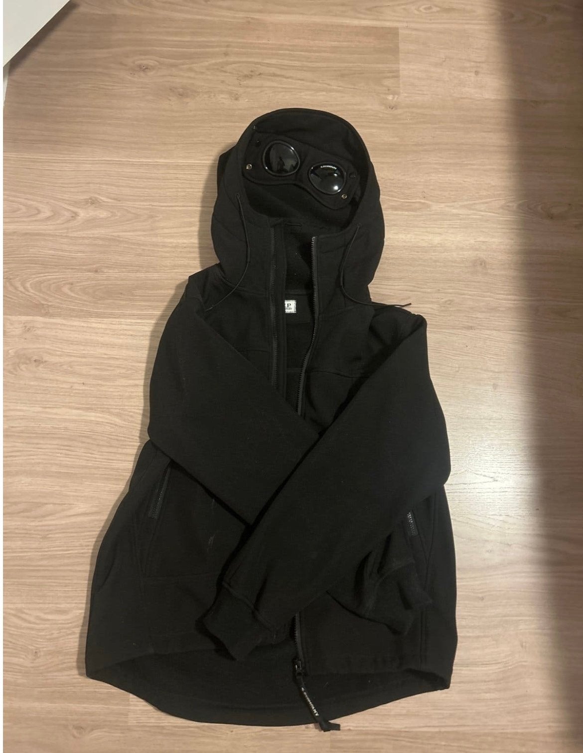 CP Company Goggle Jacket - Zwart, Verzenden, Zo goed als nieuw, Maat 52/54 (L), Zwart