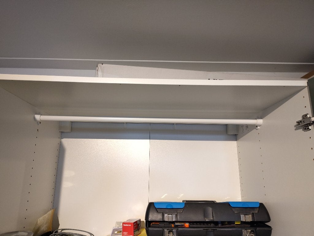 IKEA Komplement kledingroede voor Pax-kast 100cm, Ophalen, 100 tot 150 cm, Zo goed als nieuw, Minder dan 25 cm