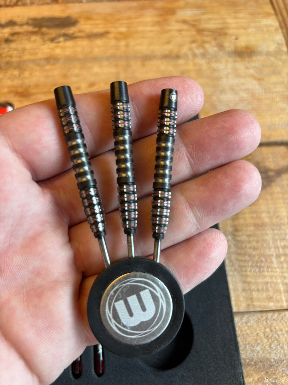 Winmau Joe Cullen Ignition series Darts - 21 gram Steel Tip, Ophalen of Verzenden, Zo goed als nieuw, Pijlen
