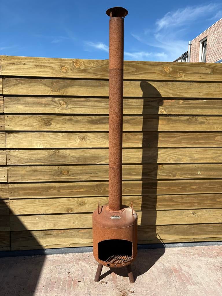 Lanterfant Pieter houtkachel - Terrashaard, Tuin en Terras, Ophalen, Gebruikt