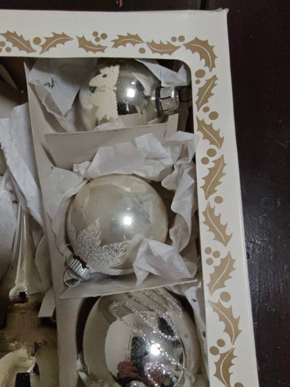 Oude Kerstballen, Ophalen, Gebruikt