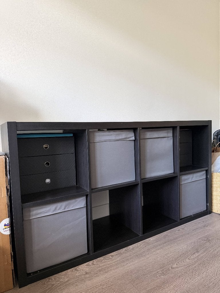 Black kallax, Ophalen, Gebruikt, 100 tot 150 cm, Minder dan 100 cm