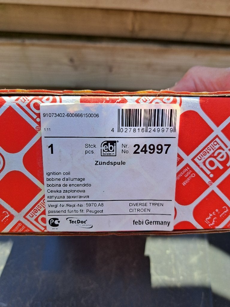 2 x bobine voor Peugeot /Citroën, Ophalen of Verzenden, Nieuw, Citroën
