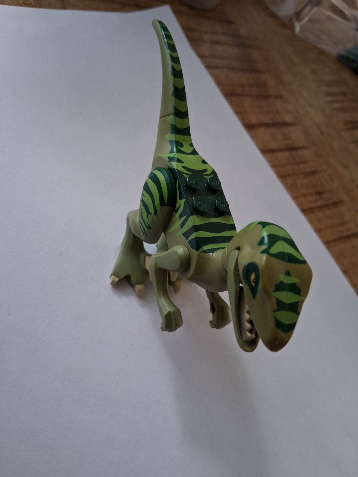 Lego Jurassic World Raptor Dinosaurus Figuur, Ophalen of Verzenden, Zo goed als nieuw, Overige merken