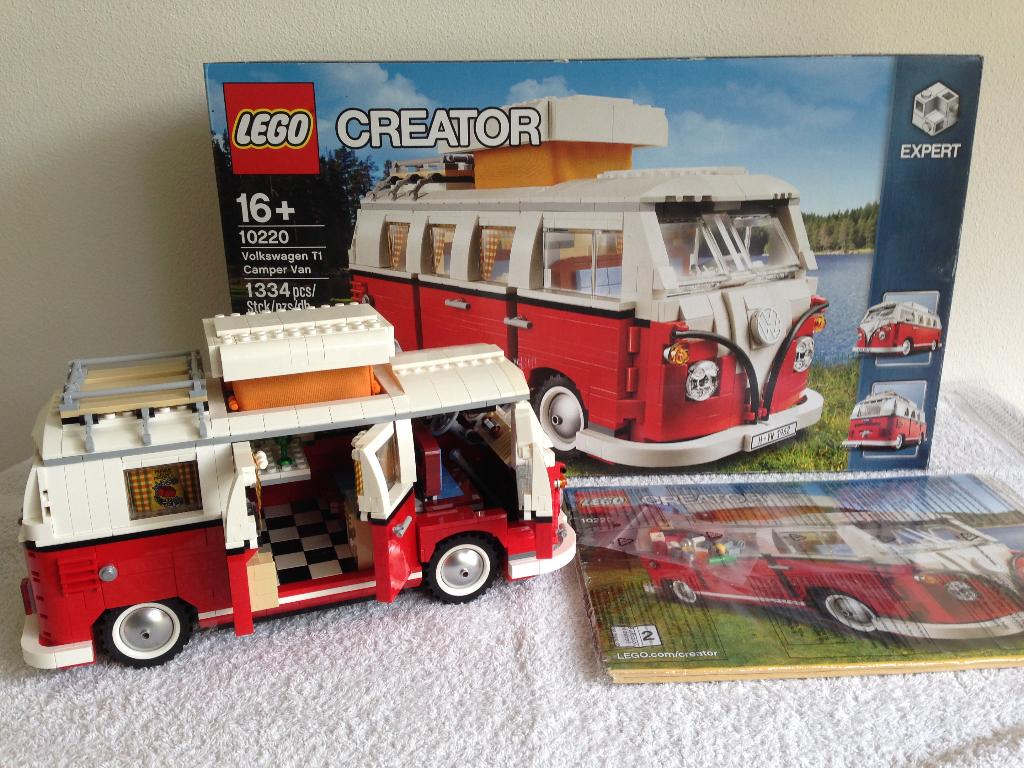 🏕️Prachtige LEGO Volkswagen T1 Camperbus (10220)., Lego, Compleet, Ophalen of Verzenden, Zo goed als nieuw