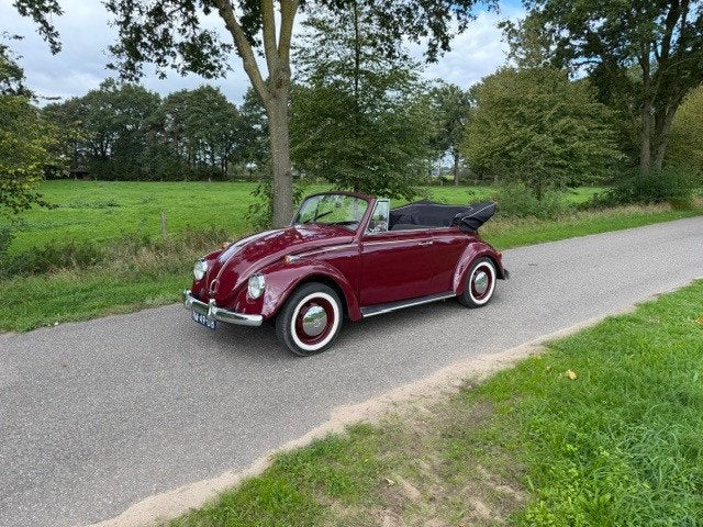 Volkswagen Kever Cabriolet 1600 Bouwjaar 1967, Achterwielaandrijving, Zwart, Cabriolet, Bedrijf