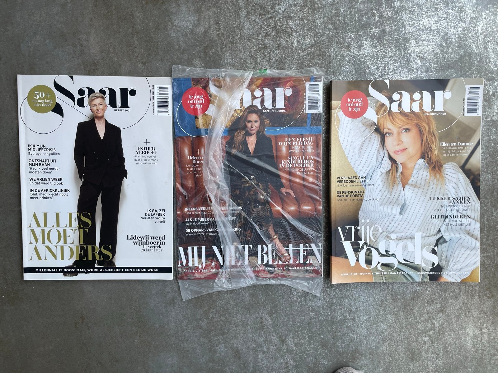 3 Saar magazines in prima staat, Ophalen of Verzenden, Gelezen, Damesbladen