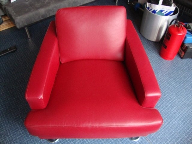 MONTEL FAUTEUIL, Ophalen, Zo goed als nieuw, 50 tot 75 cm, Leer