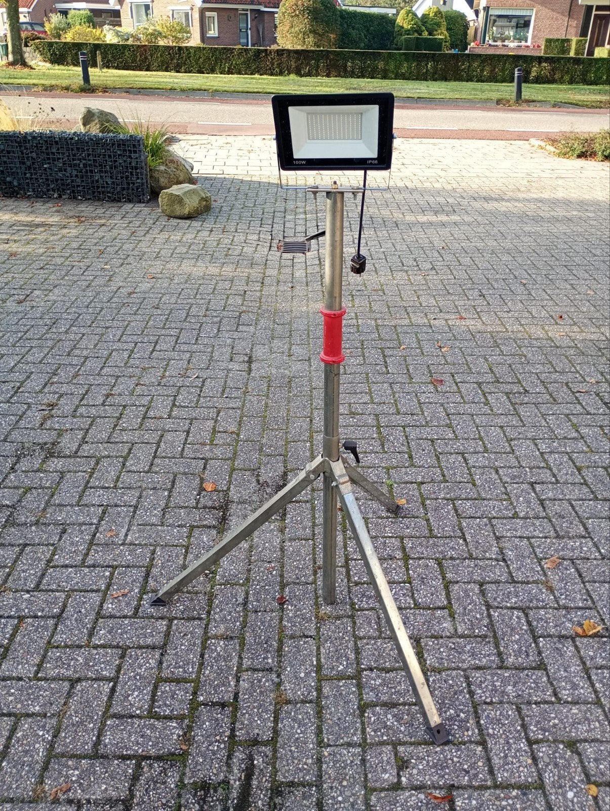 Bouwlamp op statief., Ophalen, Gebruikt, Overige typen, Met statief