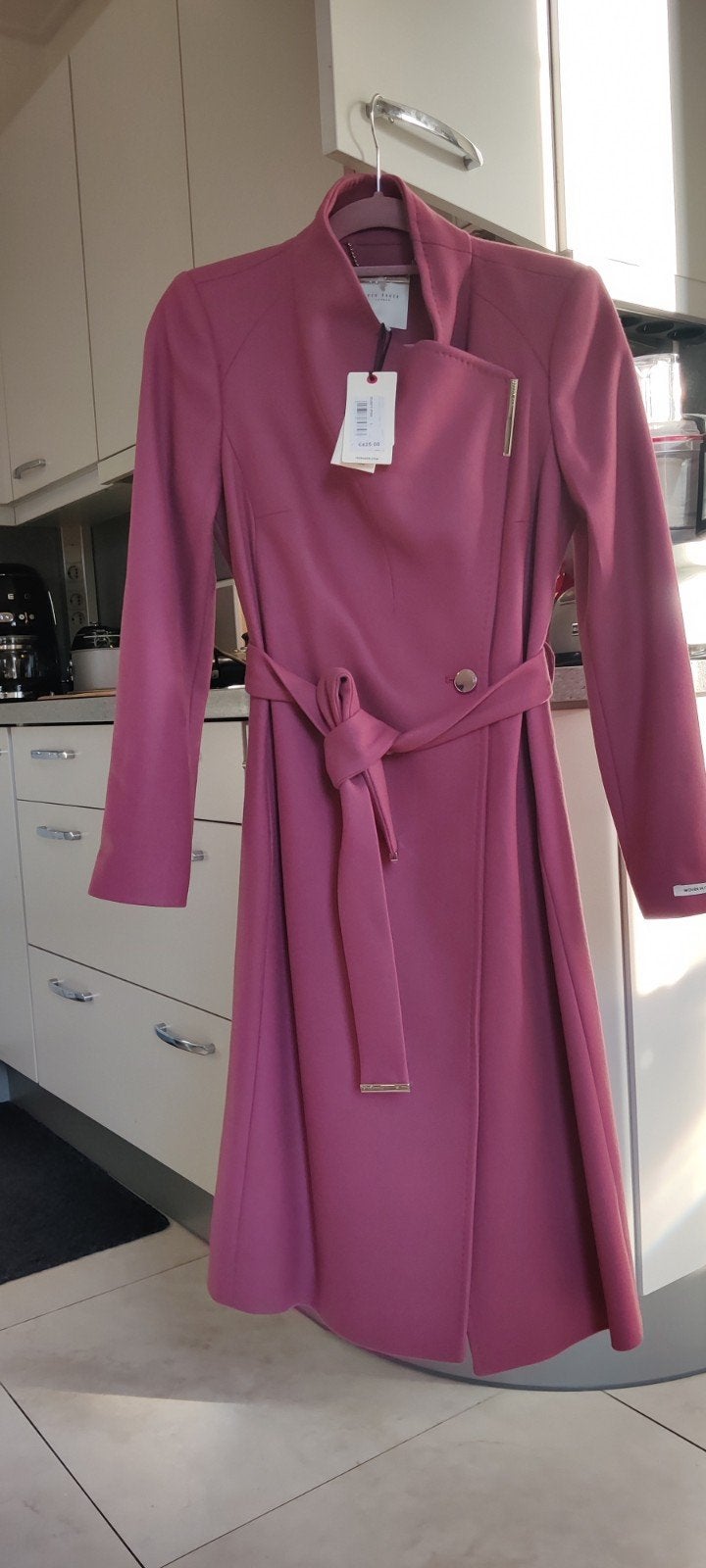 Ted Baker Niuewe jas maat 1(36) €425, Ophalen of Verzenden, Nieuw, Maat 36 (S), Roze