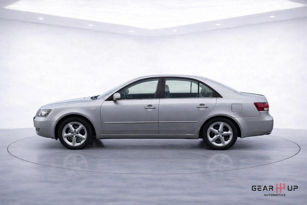 Hyundai Sonata 3.3 V6 Style LEER|CRUISE|CLIMA|STOELVERW|NAVI, Gebruikt, 1546 kg, Bedrijf, 3342 cc