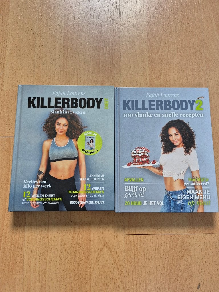 Killerbody Fajah Lourens deel 1 & 2, Gelezen, Dieet en Voeding, Verzenden, Fajah Lourens