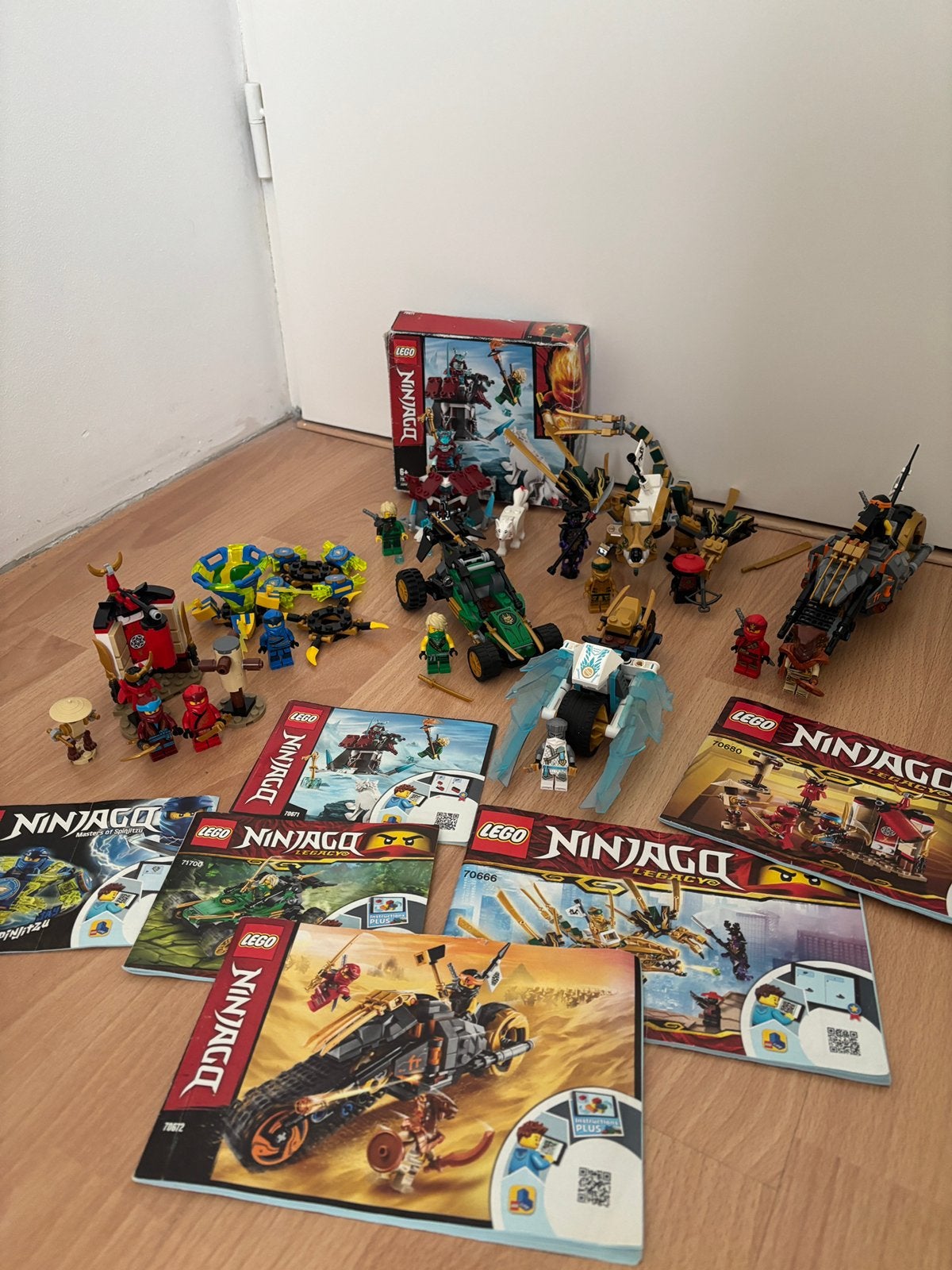 Lego Ninjago 70680, 70666, 70672, 70671, 71700, 70660, 71816, Ophalen of Verzenden, Gebruikt