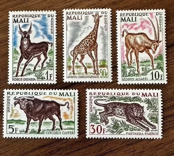 Mali 1965 Dieren Postzegels - Ongebruikt, Postzegels en Munten, Ophalen of Verzenden