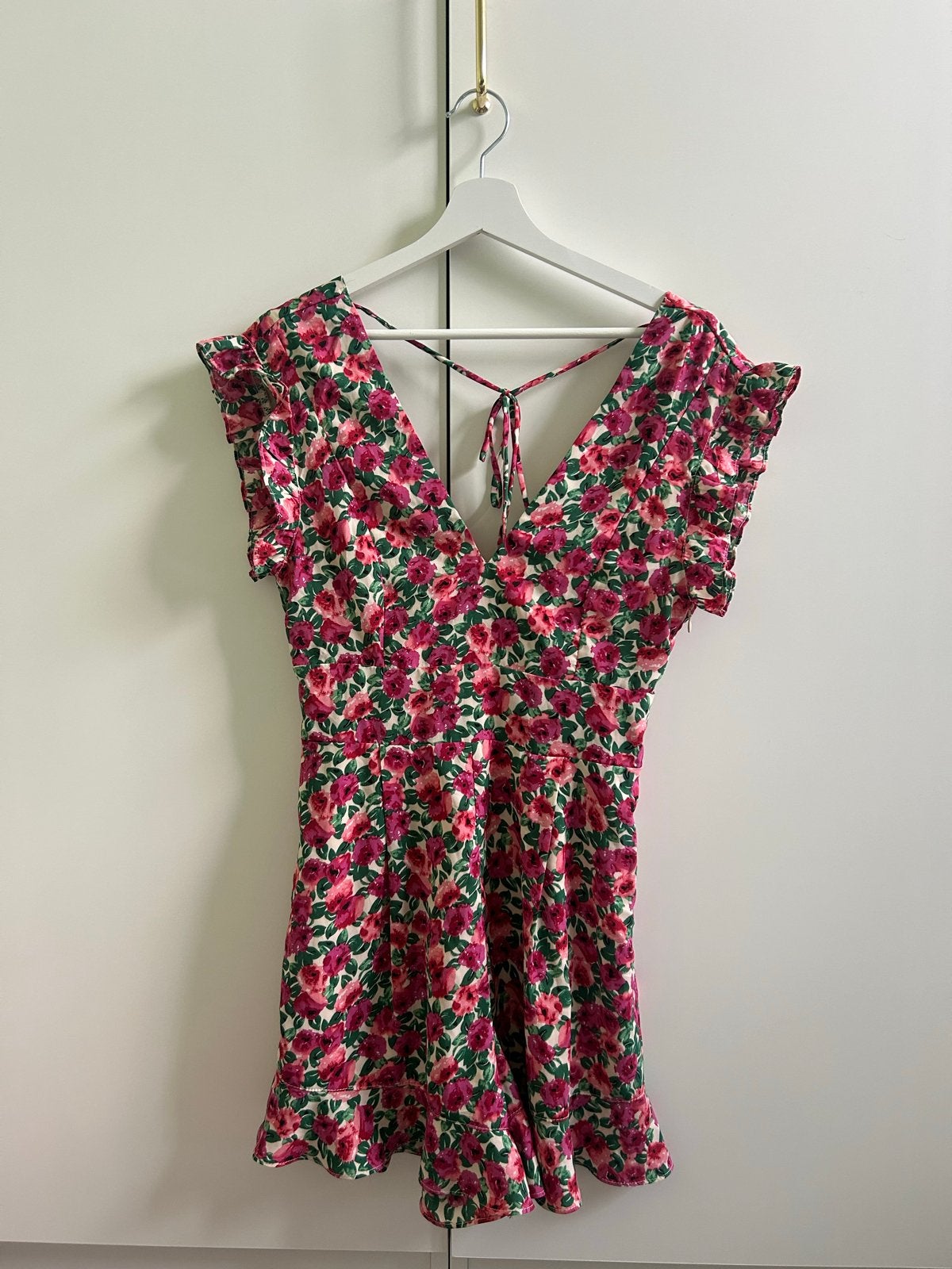 Playsuit Loavies met bloemenprint, maat S, Ophalen of Verzenden, Zo goed als nieuw, Roze, Maat 36 (S)