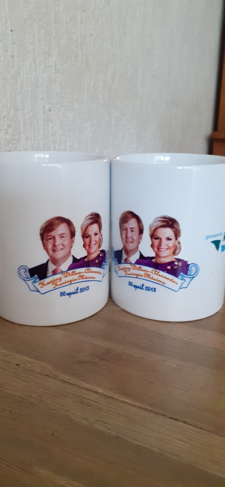 2 koffie mokken, Ophalen, Overige typen, Nieuw, Wit