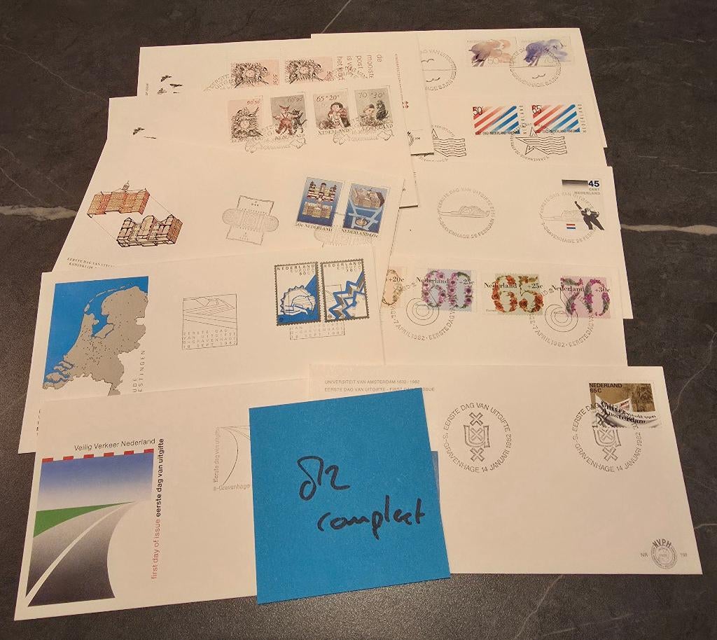 Speciale 1e dag Enveloppen (NL postzegels jaargang 1982), Postzegels en Munten, Postzegels | Eerstedagenveloppen, Ophalen of Verzenden