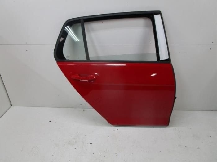 VW Golf 7 Portier Rechts-achter 5DRS LY3D, Auto-onderdelen, Carrosserie en Plaatwerk, Ophalen of Verzenden, Gebruikt, Achter, Deur