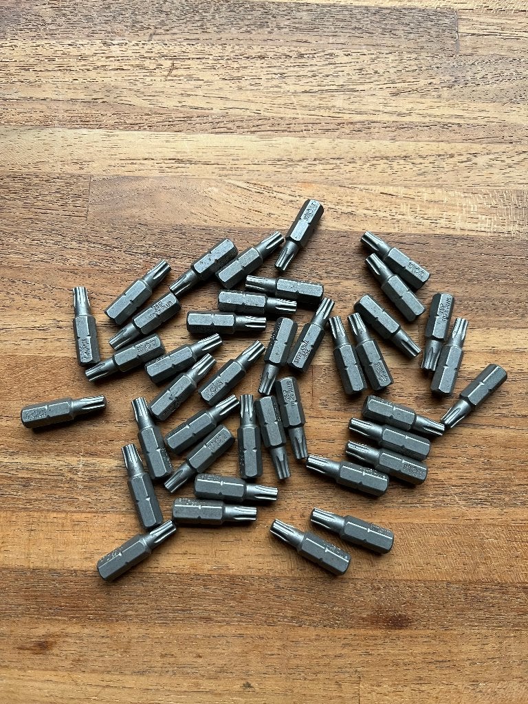 40 nieuwe torx plus bitjes 25IP. Maat 25 . Merk Schröder, Ophalen of Verzenden, Nieuw