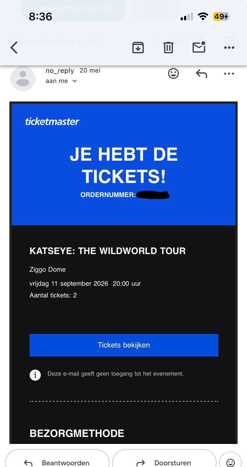Katseye tickets ruilen, Twee personen