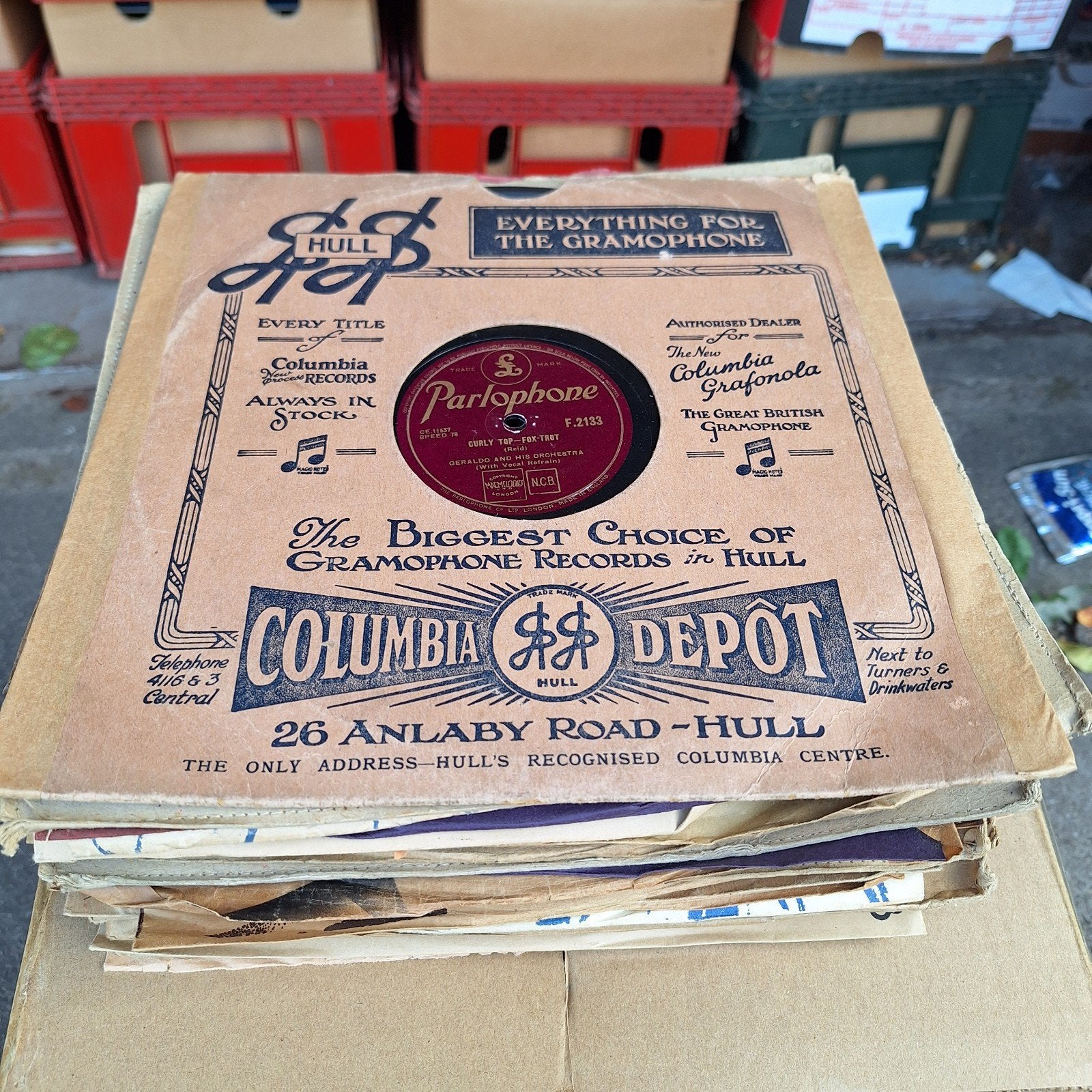 35 Dancebands 78 Toeren Platen Charleston foxtrott 30's, Gebruikt, 10 inch, Overige genres, Ophalen of Verzenden
