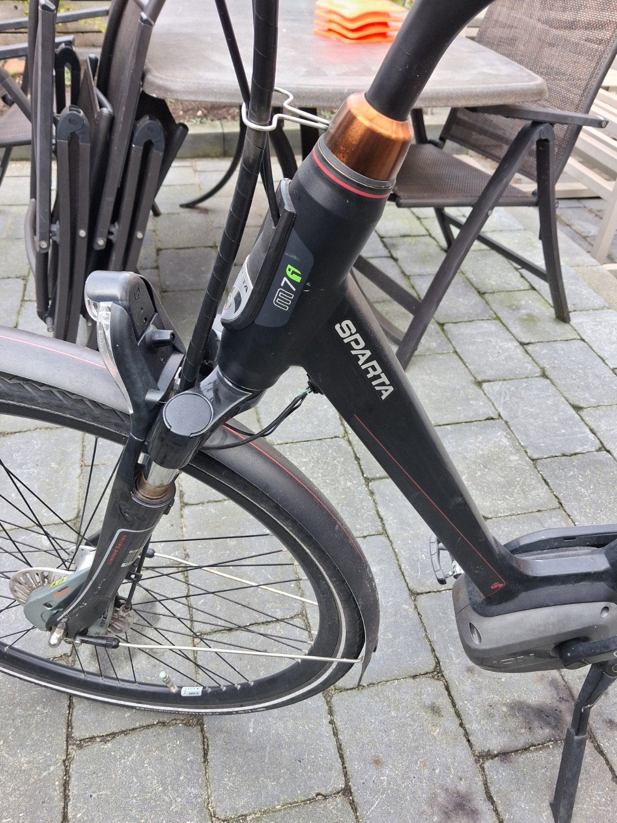 Sparta ION E-bike met 612 Wh accu en fietstassen, Ophalen, Sparta, Gebruikt, 51 tot 55 cm