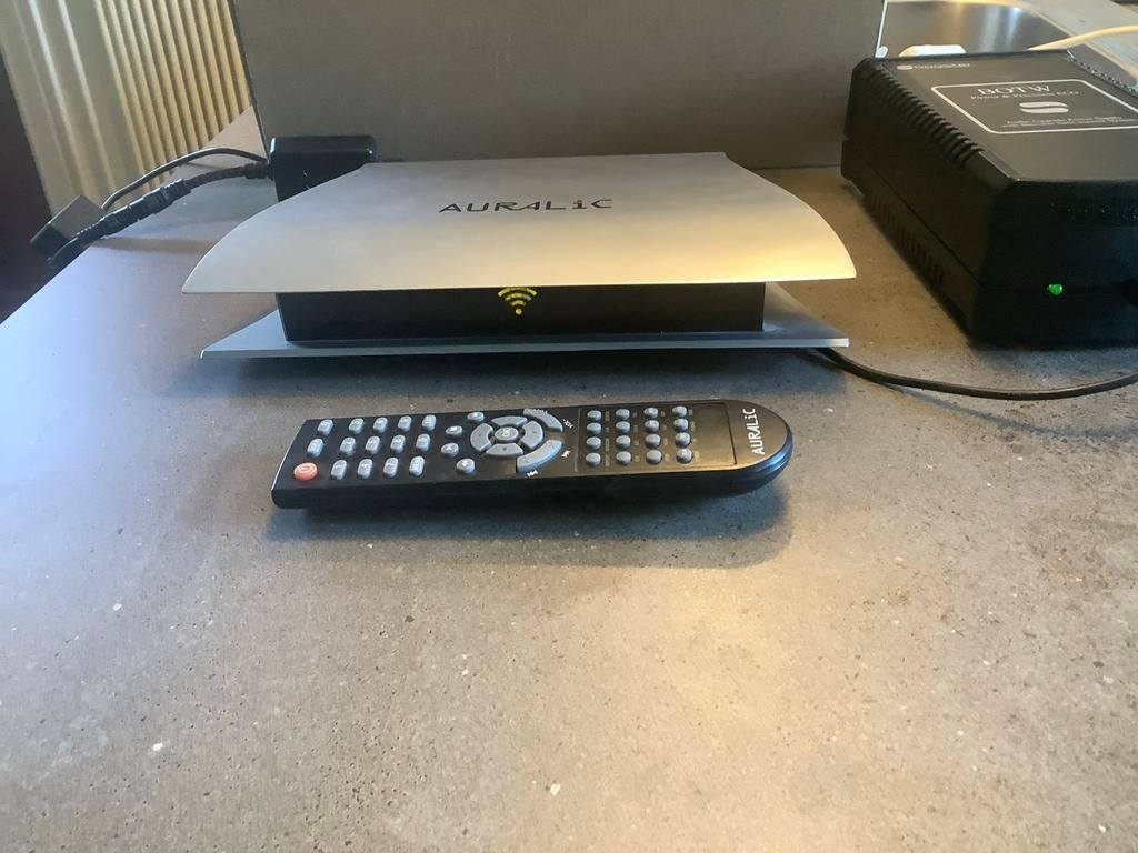 Auralic Aries audiostreamer met Sbooster BOTW voeding, Ophalen of Verzenden, Gebruikt
