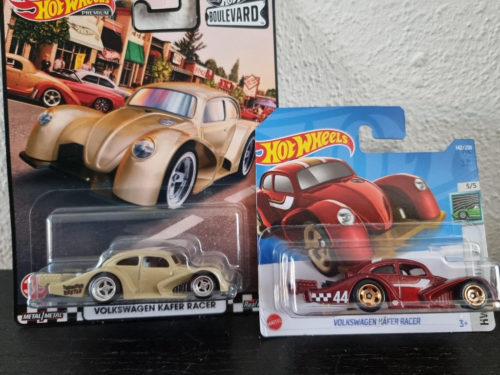 Hot Wheels 2x Volkswagen Kafer Racer HotWheels Boulevard, Overige merken, 1:50 of kleiner, Auto, Verzenden