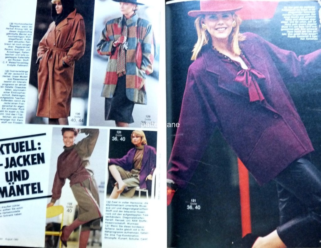 Burda augustus 1983 - mooie vintage patronen, Verzenden, Vrouw, Burda, Overige typen