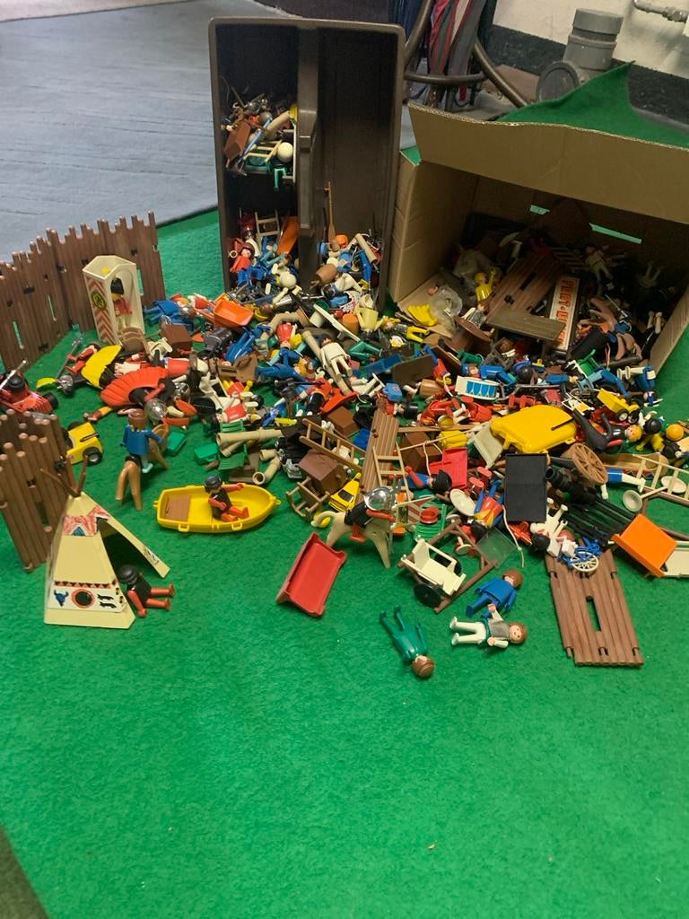 Grote partij Playmobil speelgoed voor peuters en kleuters, Ophalen, Gebruikt, Los playmobil