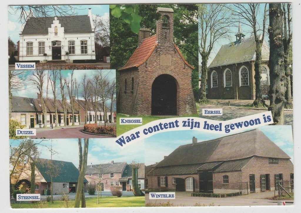 Vessem-Duize;-Steensel-Knegsel-Eersel-Winteler  Gelopen 2006, Verzenden, 1980 tot heden, Gelopen, Noord-Brabant