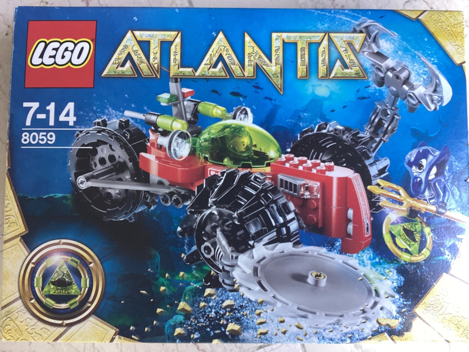Lego 8059 Atlantis, Ophalen of Verzenden, Zo goed als nieuw