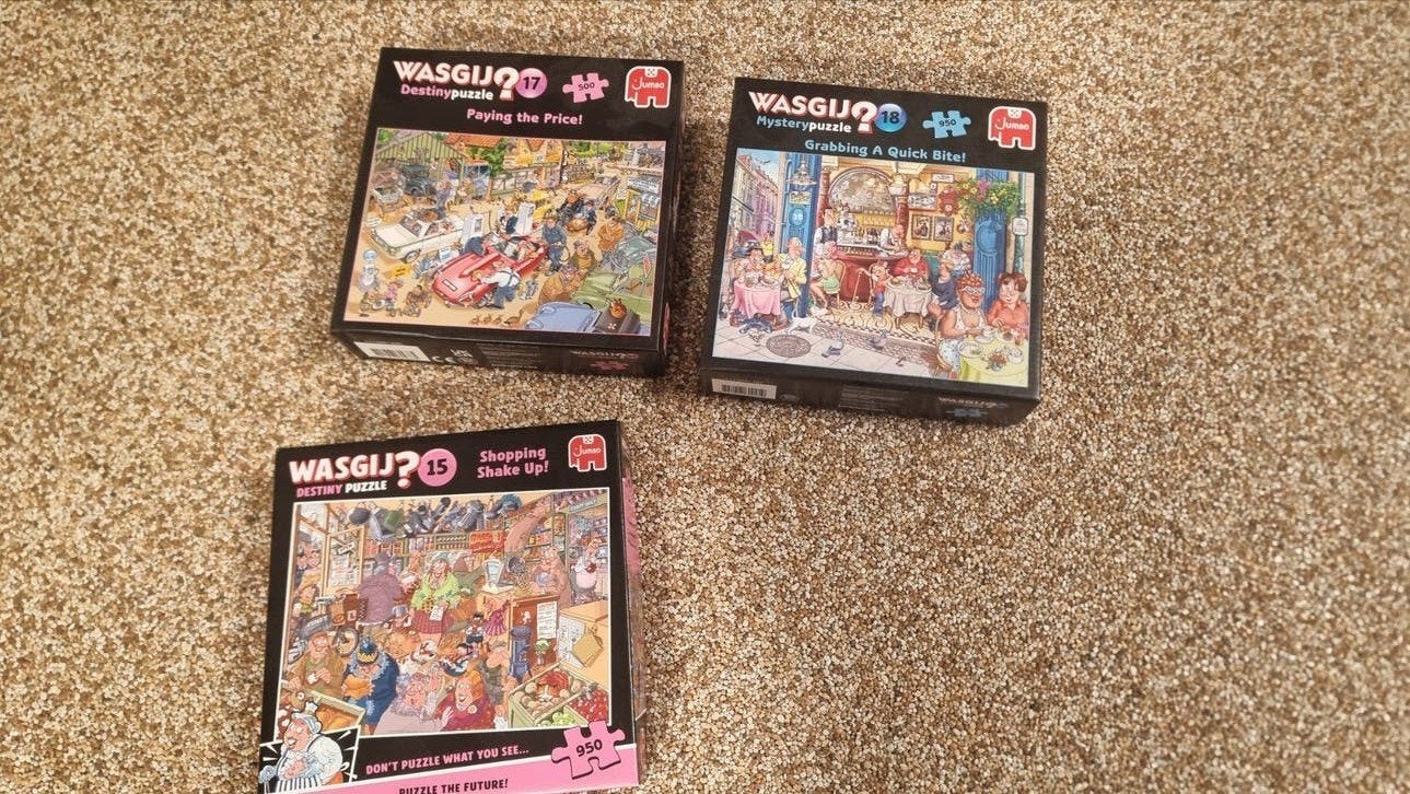 Wasgij? Puzzels, Ophalen, 500 t/m 1500 stukjes, Zo goed als nieuw, Legpuzzel